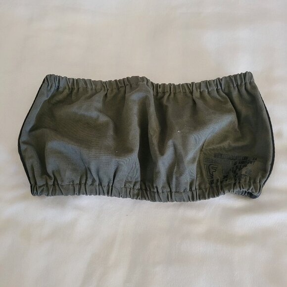 LF The Brand Army Green Graphic Print Bandeau Tube Top Small - Picture 2 of 10
